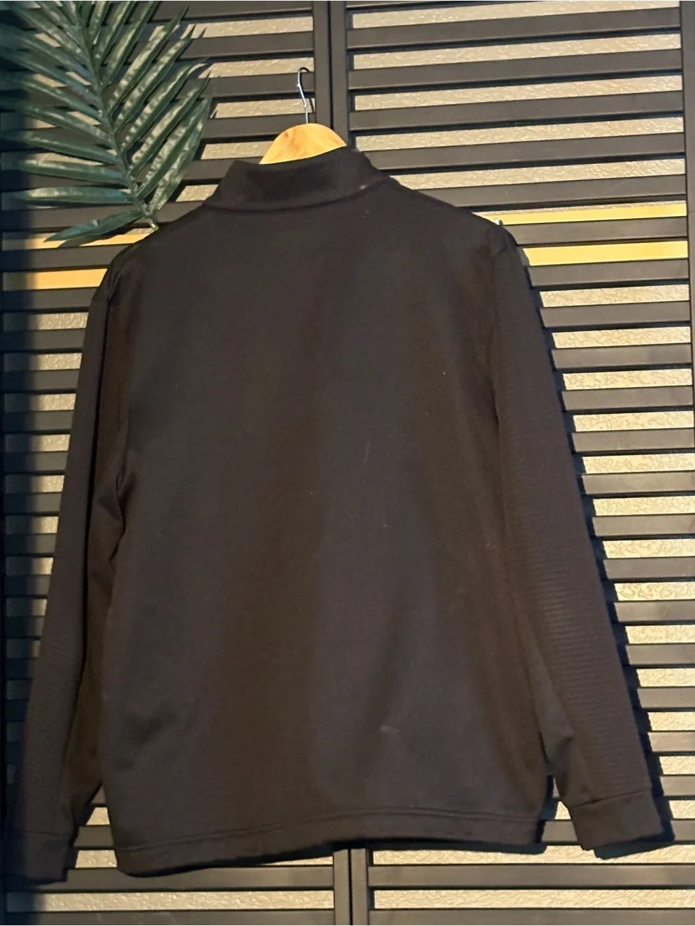 Callaway Men's Black Zip-Neck Golf Pullover